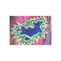 Blue Splash Mixed Media Print