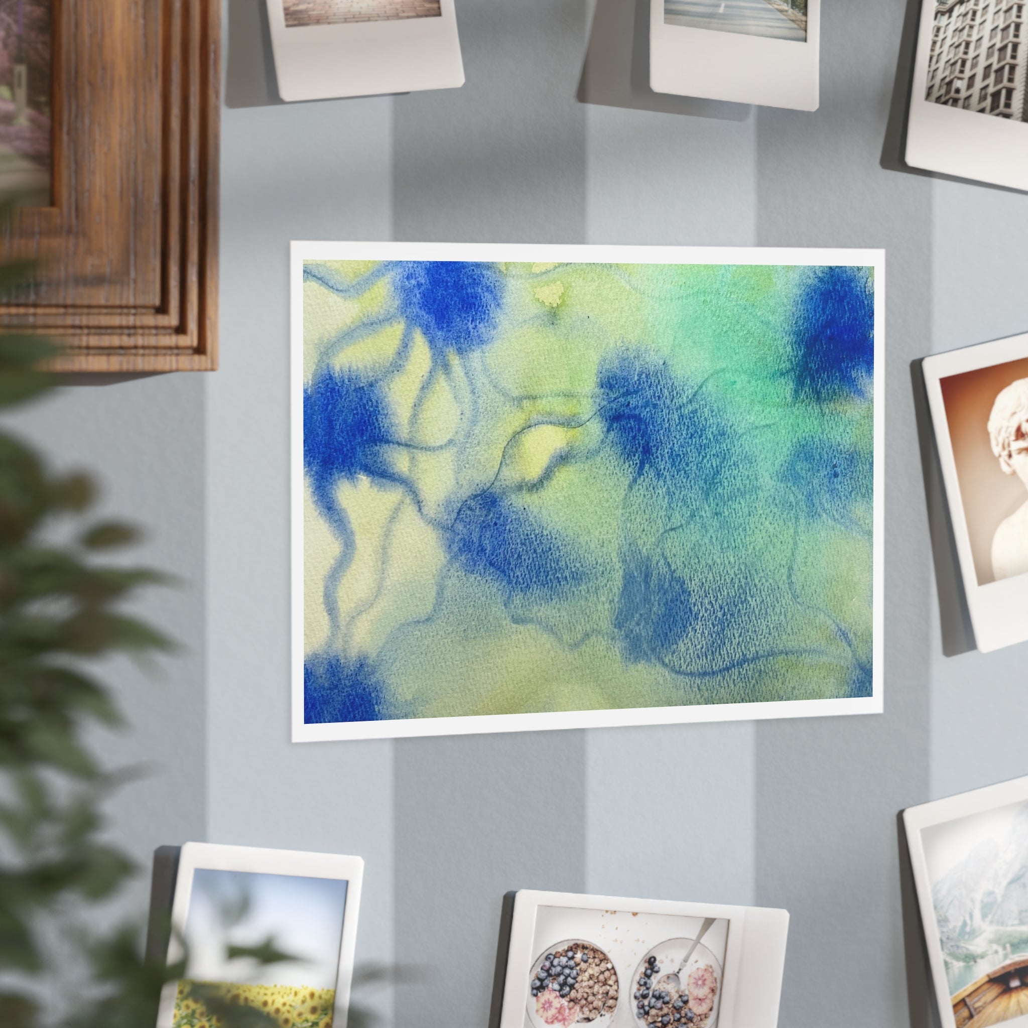 Intercellular Watercolor Print